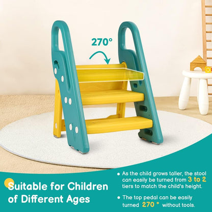 Adjustable and Foldable Step Stool