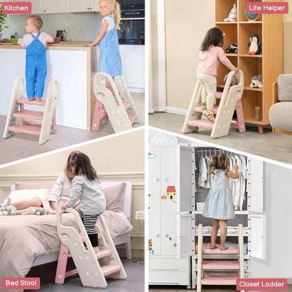 Adjustable and Foldable Step Stool